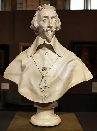 Buste du cardinal de richelieu, 1640-41, musée du Louvre.