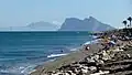 Vue de Gibraltar et du Maroc depuis Sotogrande