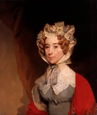 Louisa Catherine Johnson Adams (Mrs&nbsp;John Quincy Adams) (entre 1821 et 1826), Washington, Maison-Blanche.