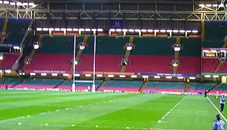 Vue de la tribune nord en 2007.