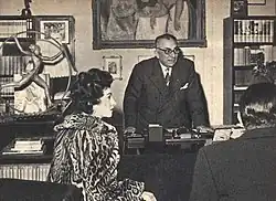 Gina Lollobrigida et Mondadori, 1954.