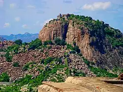 Vue sur le fort de Rajagiri.