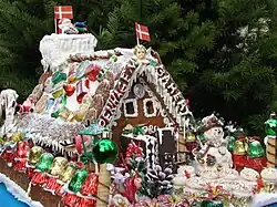 Avec bonhomme de neige.