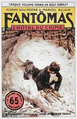 Fantômas portant un loup et un costume de soirée (couverture du 30e&nbsp;volume).