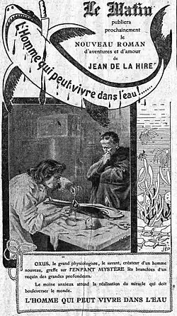 Encart paru dans le quotidien Le Matin.