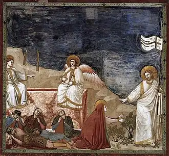 Noli me tangere, par Giotto di Bondone (vers 1303-1305).
