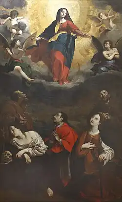 Immaculée Conception avec les saints