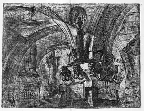 Planche XV : Le Pilier au réverbère.