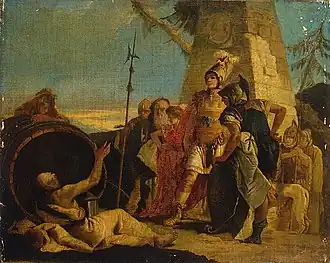 Alexandre le Grand et Diogène, v. 1780Giambattista Tiepolo musée de l'Ermitage