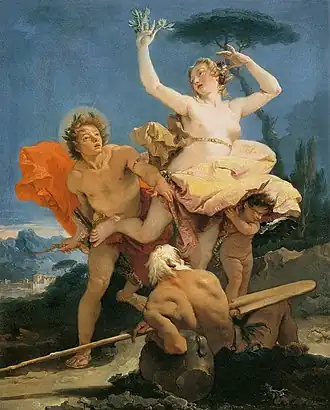 Apollon et DaphnéGiambattista Tiepolo, 1743-1744