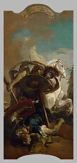 Mort du consul L. J. Brutus dans un duel avec ArunsKunsthistorisches Museum, Vienne