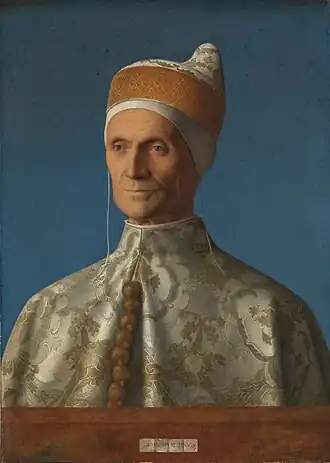 Portrait du Doge Leonardo Loredano avec un chapelet de pomanders (1501), Giovanni Bellini (1430–1516), National Gallery, Londres