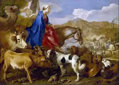 Le Voyage de Rebecca, 1637-1639Musée de Houston