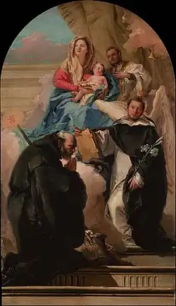 Vierge à l'enfant avec trois saints (1759-62)Musée national de l'art occidental, Tokyo.
