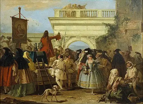 Le Charlatan (1756)Musée national d'Art de Catalogne.