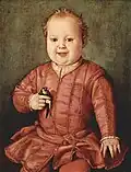 Agnolo BronzinoPortrait de Giovanni de' Medici (1543-1562) enfant