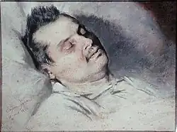 Balzac sur son lit de mort (1850), Musée des Beaux-Arts et d'Archéologie de Besançon