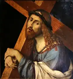 Christ portant la croix, 1520, huile sur peuplier.