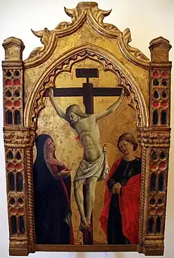 Crucifixion avec Vierge et saint Jean, Girolamo di Giovanni