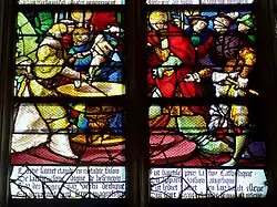 Détail du martyre de saint Crépin et saint Crépinien.