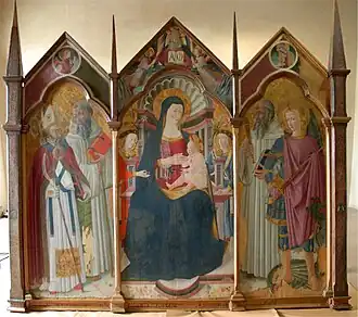 Madonna tra Santi, par Giuliano Amidei.