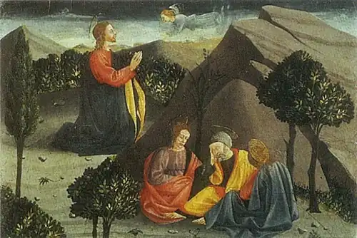 Prière au jardin des oliviers