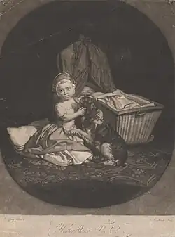 Portrait of Hester Maria Thrale (vers 1766, Centre d'art britannique de Yale).