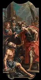 Alexandre le Grand et Diogène de Sinope, XVIIIe siècle.