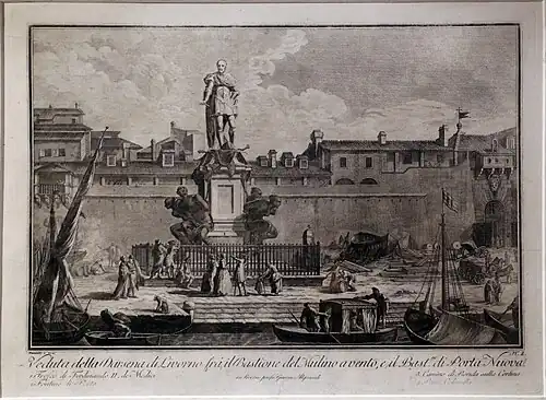 Veduta della Darsena di Livorno