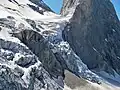 Le glacier de l'Épéna en France.
