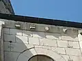 Corniche de l'abside.