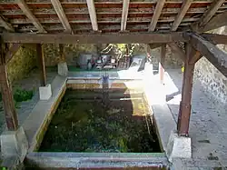 Intérieur du lavoir.