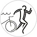 Description de l'image Glasgow 2014 Triathlon pictogram.jpg.