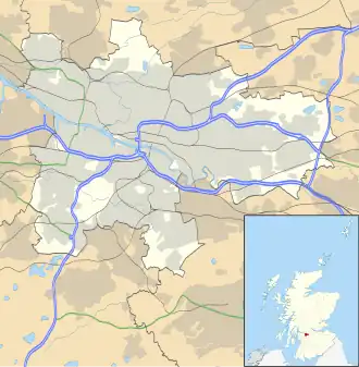 Voir sur la carte administrative de Glasgow