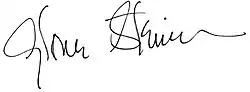 signature de Gloria Steinem