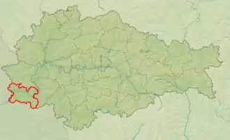 Localisation de Raïon de Glouchkovo