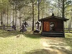 Cimetière de l'ancien village de Taltsy.