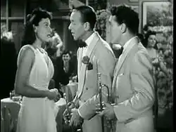 Paulette Goddard, Fred Astaire et Burgess Meredith dans Second Chorus
