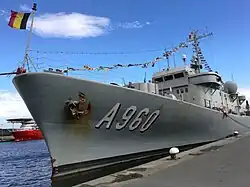 Godetia (A960) à Saint Malo en juillet 2017