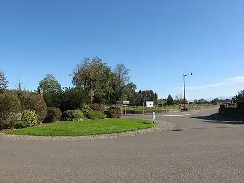 Goès, la route de Précilhon.