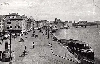 Le quai de la Goffe et La Batte en 1929.