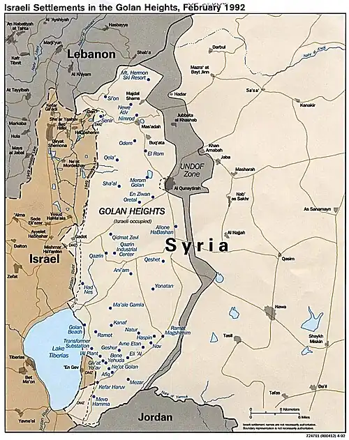 Image illustrative de l’article Force des Nations unies chargée d'observer le désengagement
