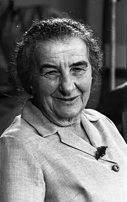 Golda Meir en 1969.