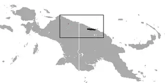 Description de l'image Golden-mantled Tree Kangaroo area.png.