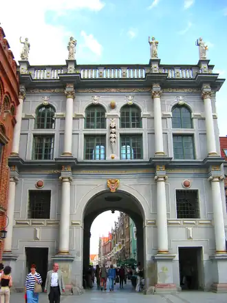 Porte Dorée à Gdańsk.
