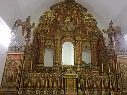 Retable de l'ancienne église de Notre-Dame-de-la-Merci (localement Our Lady of Ransom), construite au XVIIIe siècle dans le style baroque.