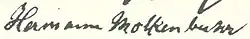 signature de Hermann Molkenbuhr