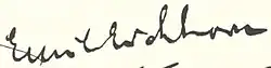 signature d'Emil Eichhorn