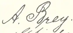 signature d'August Brey