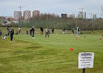 Golf à Årstafältet.